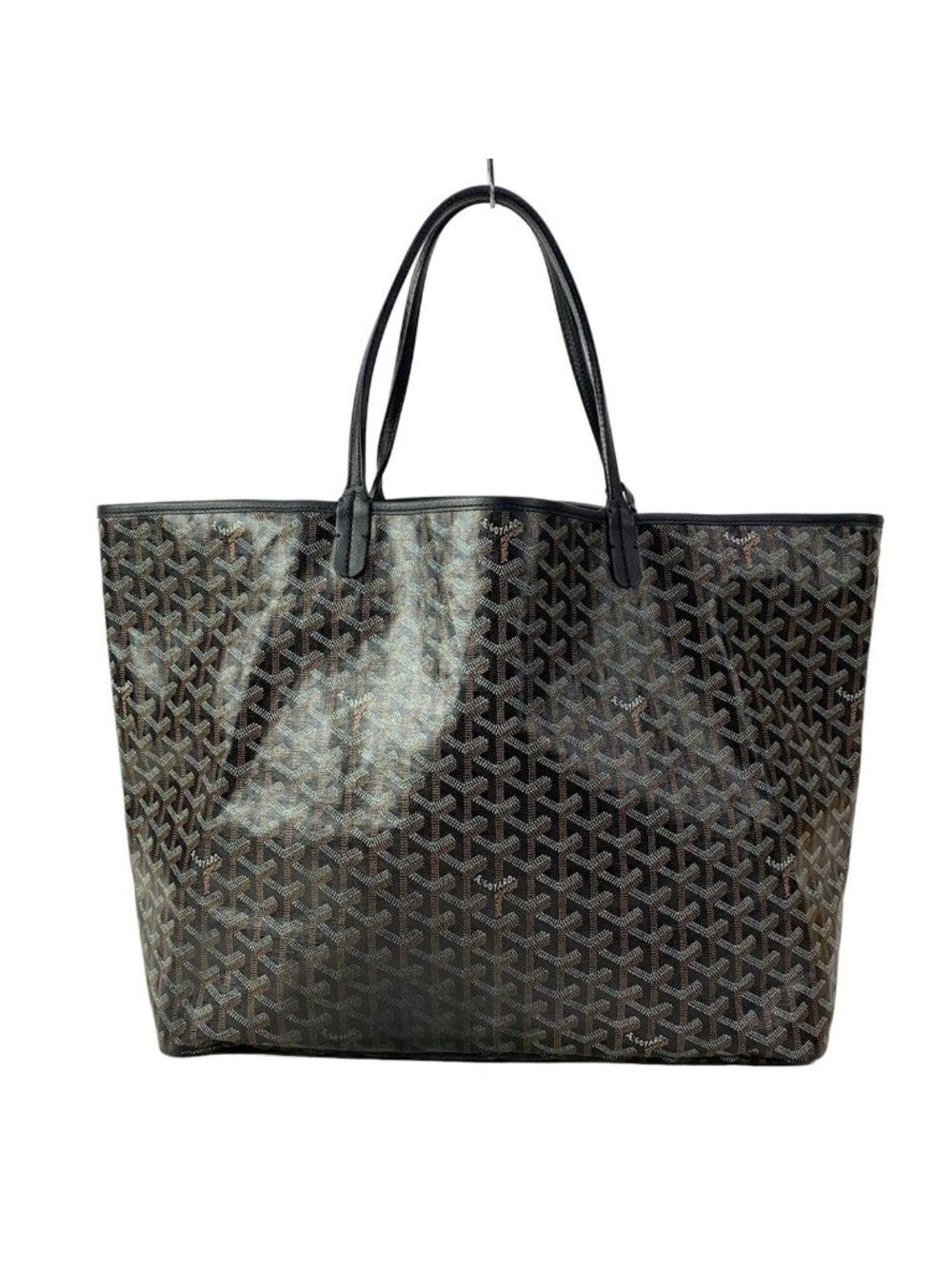 Goyard Tote Bag Saint Louis GM Black Leather